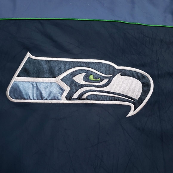 Vintage 2000s 2 In 1 reversible Seattle Seahawks jacket Sizs XL H1 - Picture 10 of 10